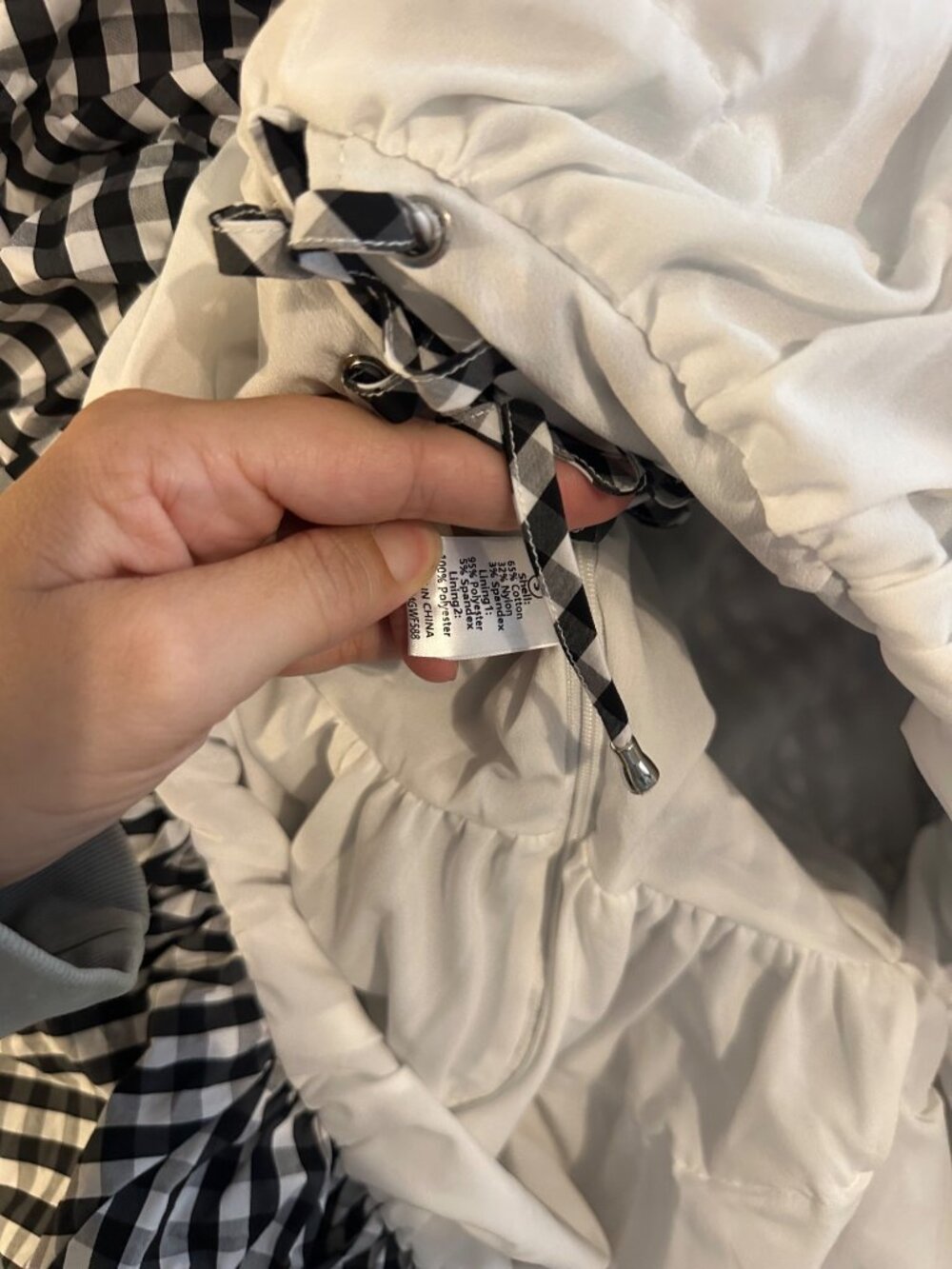 NWT Fashion Nova Luxe Austin Poplin Black & White Gingham Milkmaid Mini Dress - Picture 13 of 13